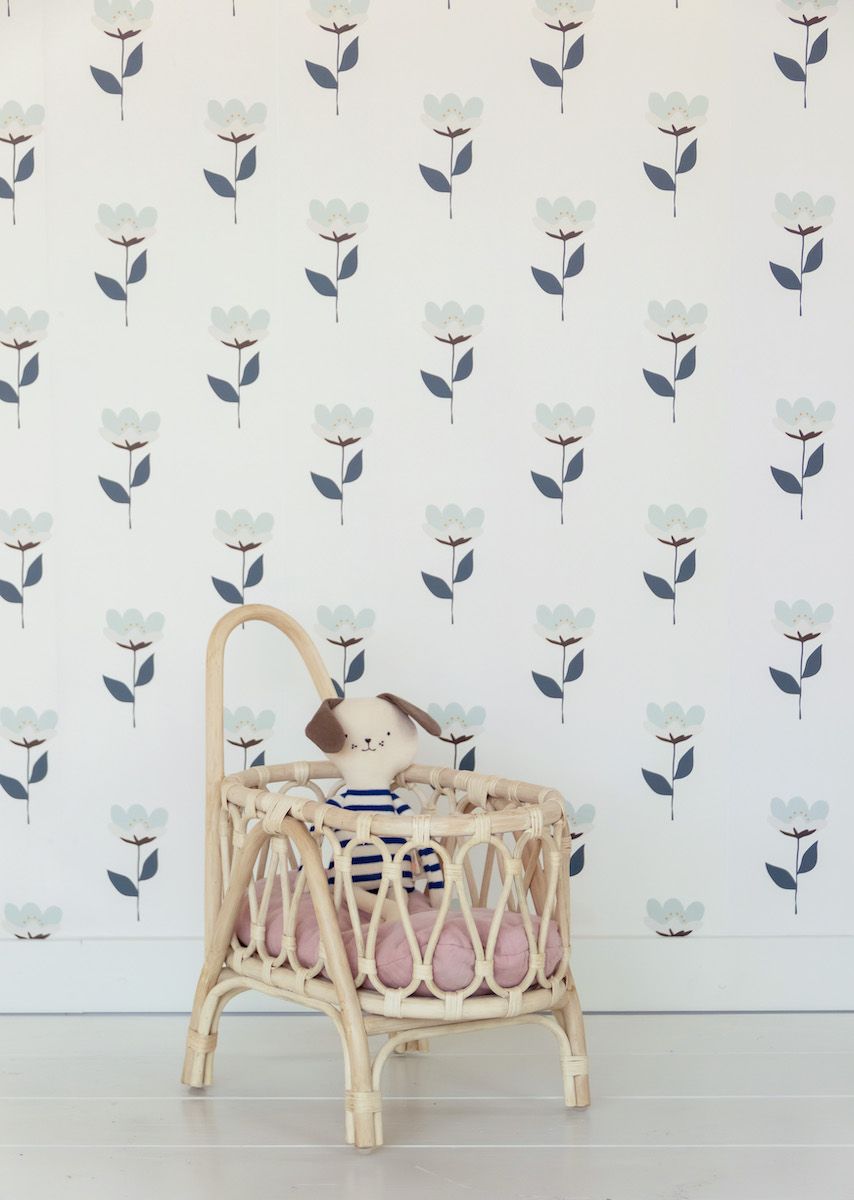 Wallpaper Cappuccino (blue or pink)