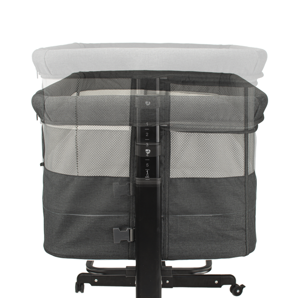 Novi Baby Co-sleeper - Black Melange