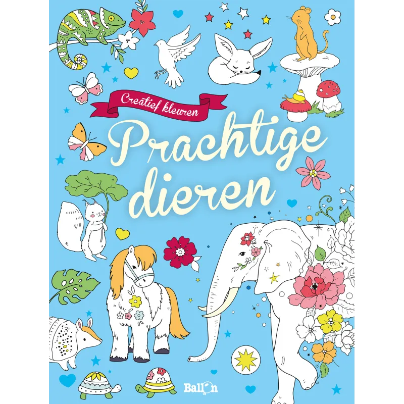 Creatief kleuren - Prachtige dieren (5+)