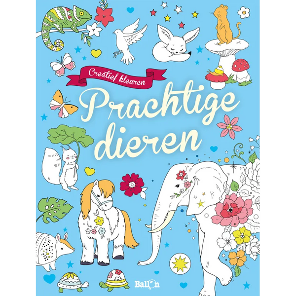 Creatief kleuren - Prachtige dieren (5+)