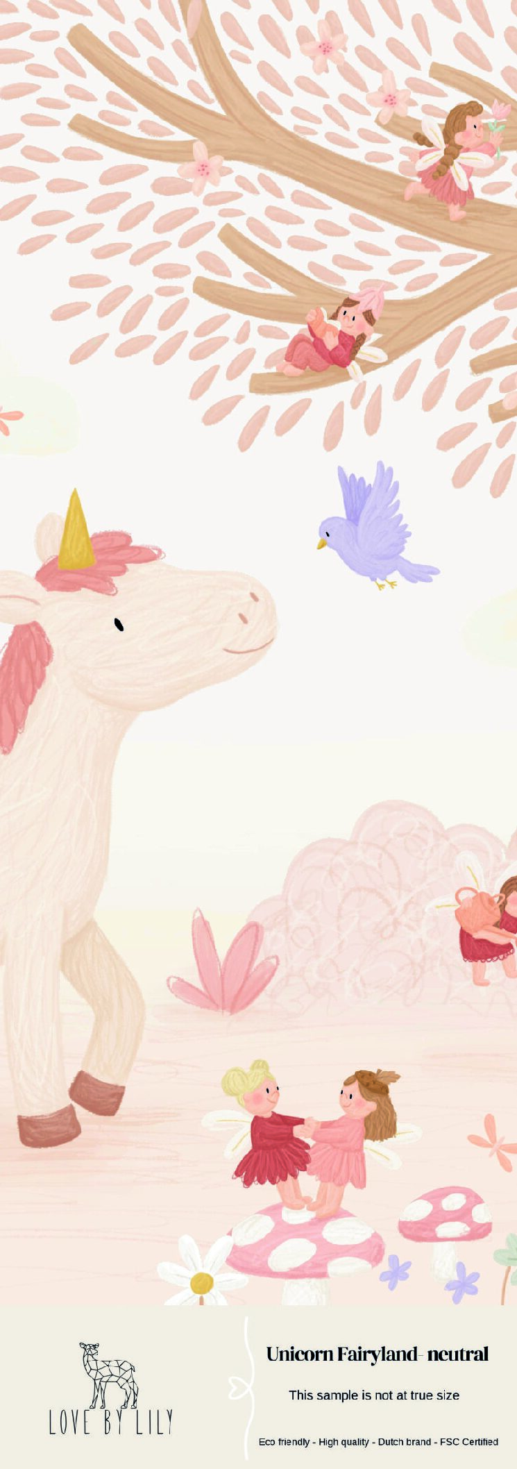 Wallpaper Unicorn Fairyland - Natural