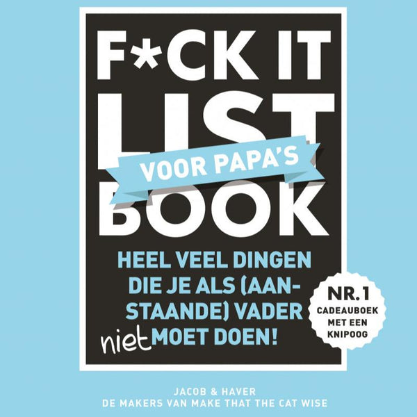 F*ck it list book voor papa's