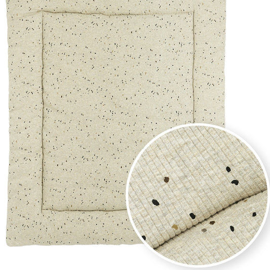 Playpen mat Rib Mini Spot - sand melange