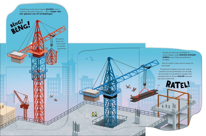 Giga-grote graafmachines met giga-grote flappen (3+)