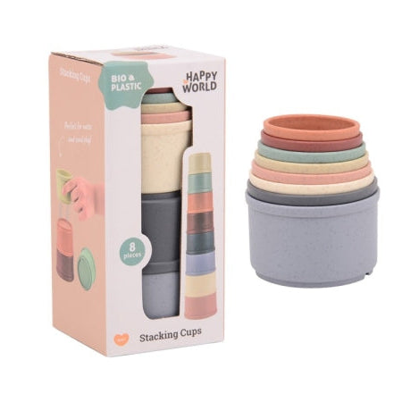 Stapelbekers Bio plastic