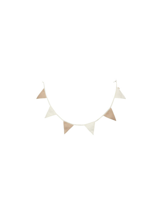 Bunting 200x17cm Party Collection - Biscuit/Ivory