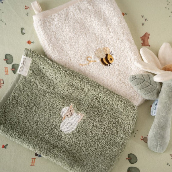 Badstof 2-pack Washandjes - Little Farm