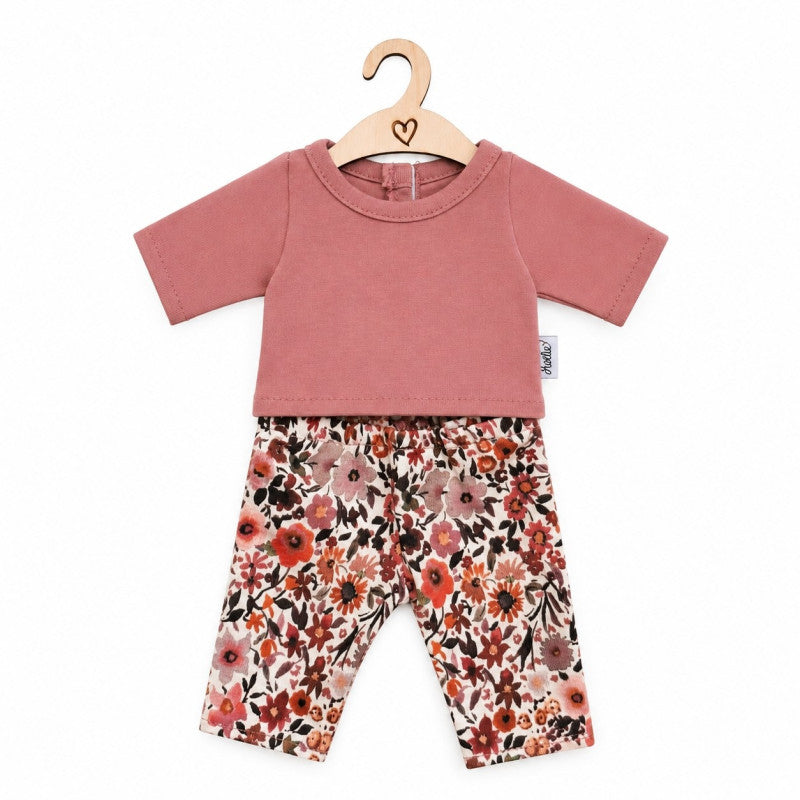 Broek en T-shirt Retro (poppenkleding)