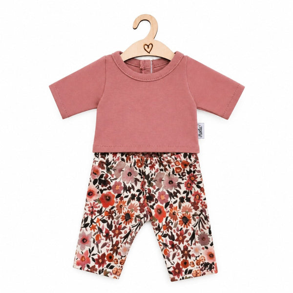 Broek en T-shirt Retro (poppenkleding)
