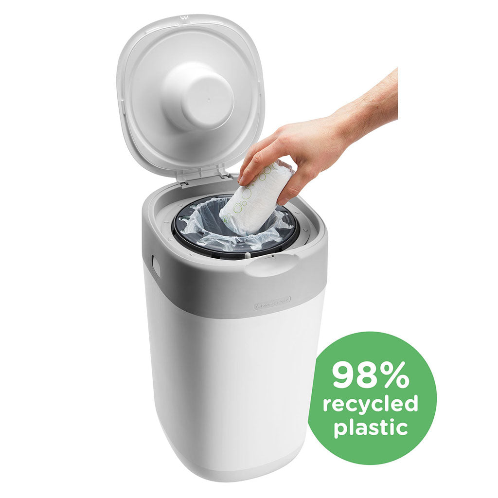 Tommee Tippee Sangenic | Twist & Click diaper pail - White