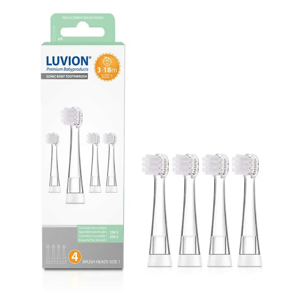 Opzetborstels LUVION® Baby tandenborstel (3-18 maanden) - 4-pack