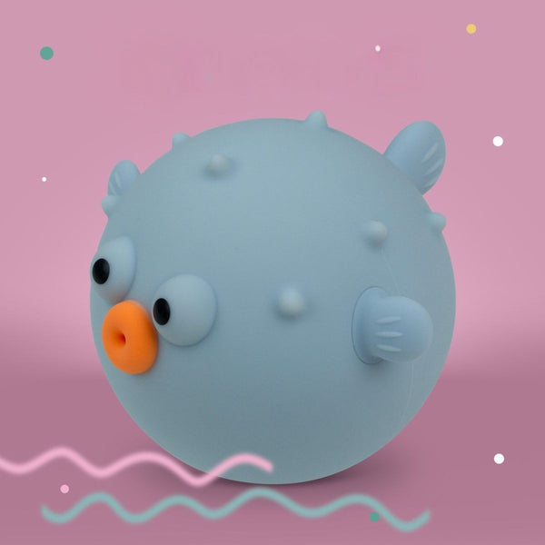 Nachtlamp Blow Fish Blue (USB)
