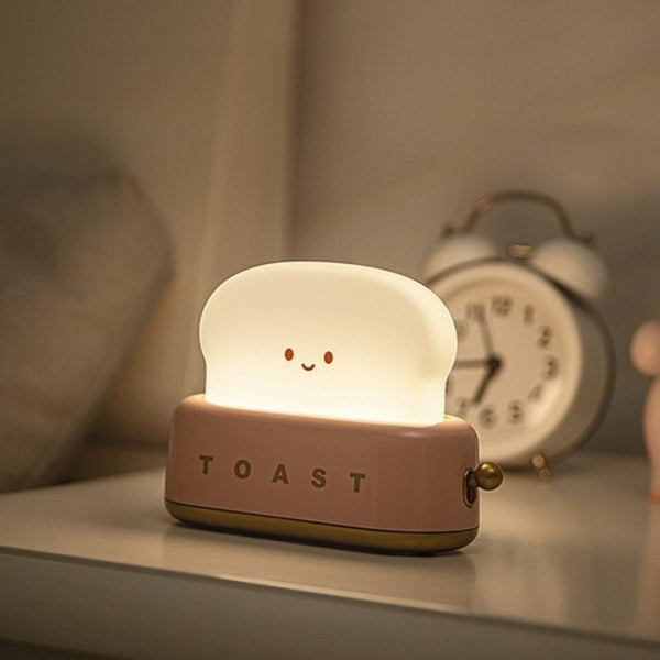 Nachtlamp Broodrooster - Roze (USB)