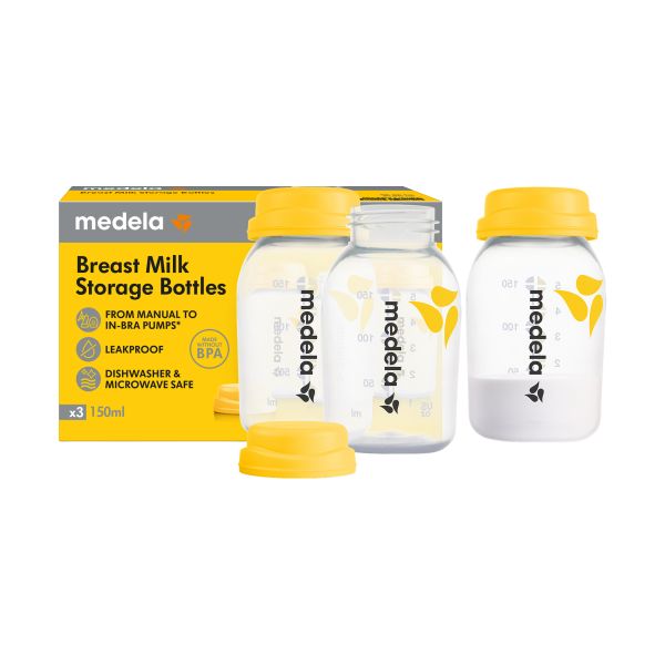 Moedermelkfles 150 ml (3 stuks)