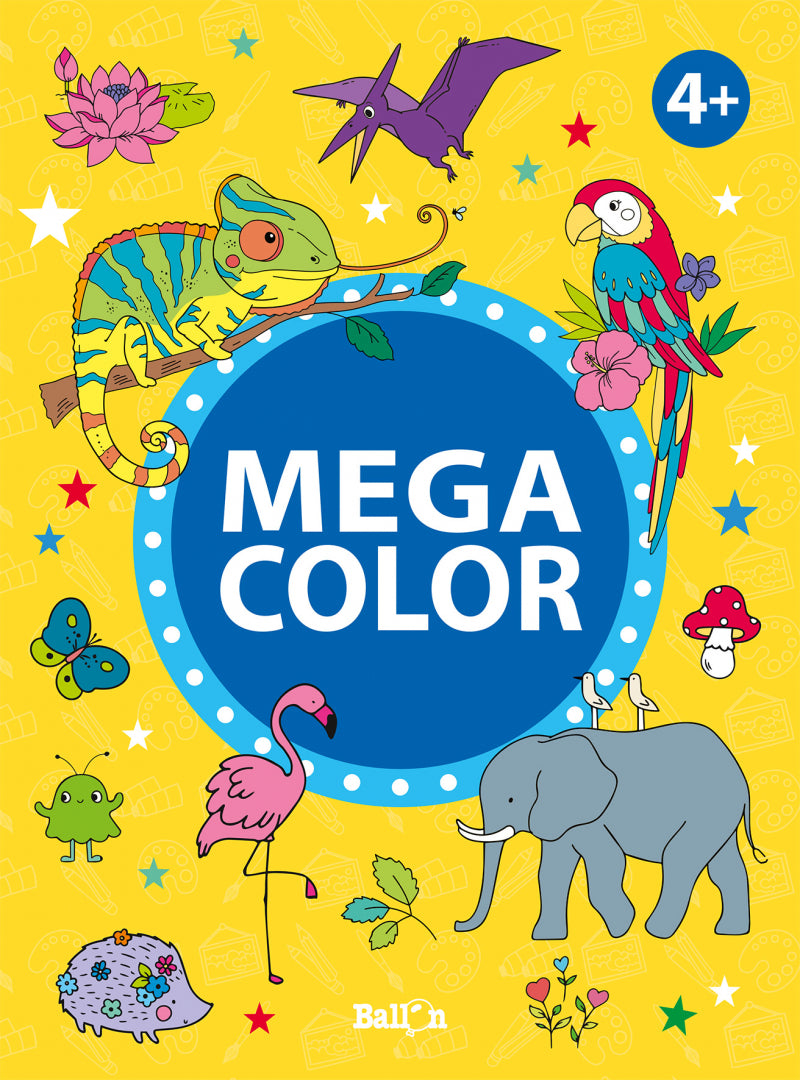 Mega coloring book (4+)