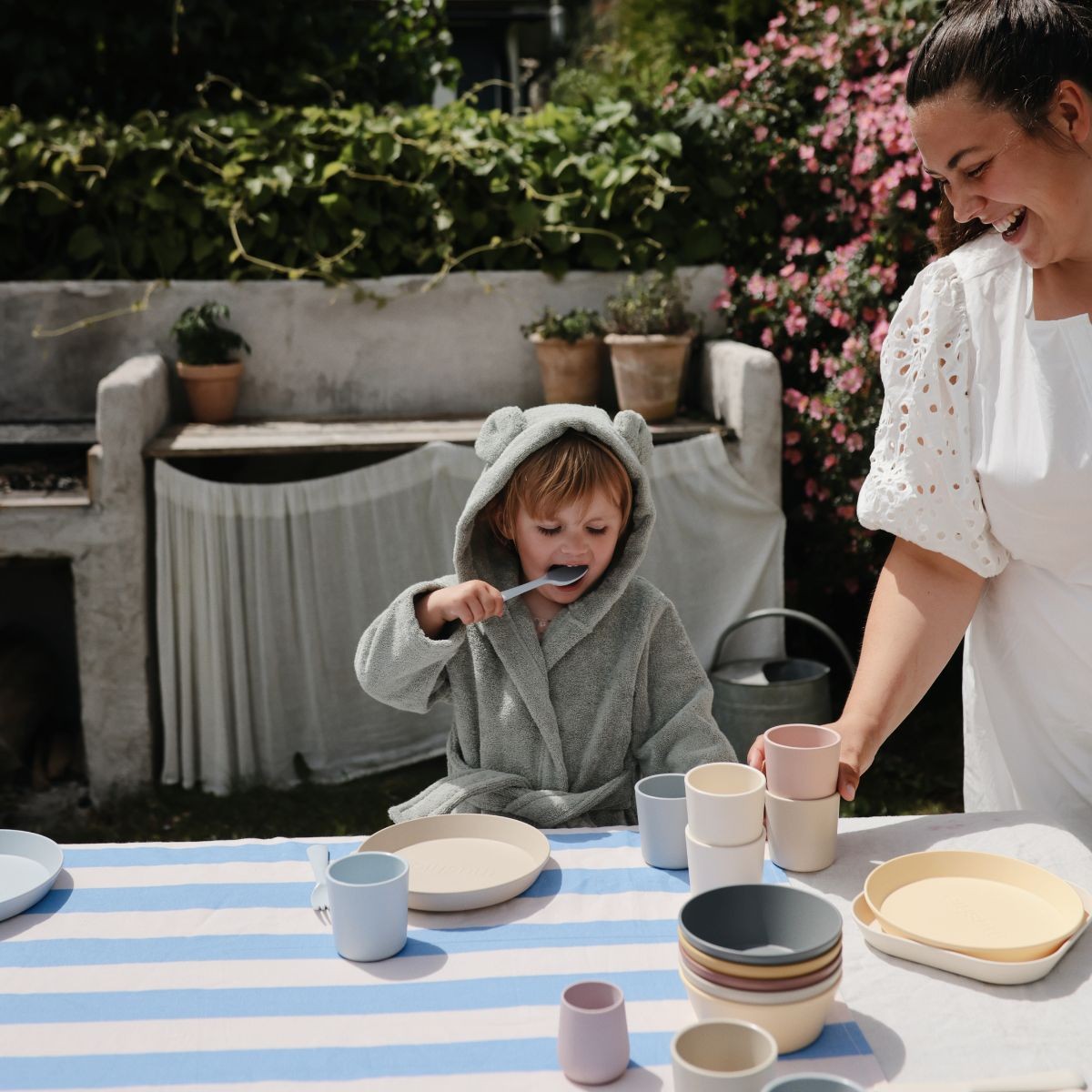 Badjas Beer (4-6 jaar) - Moss