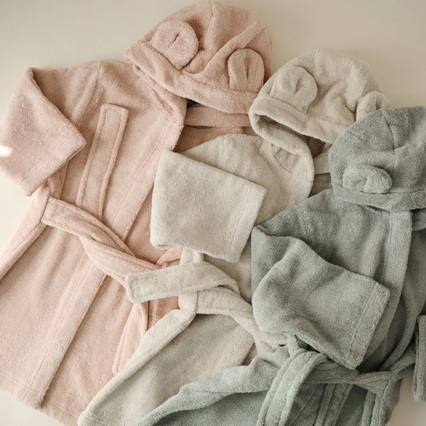 Badjas Beer (4-6 jaar) - Blush