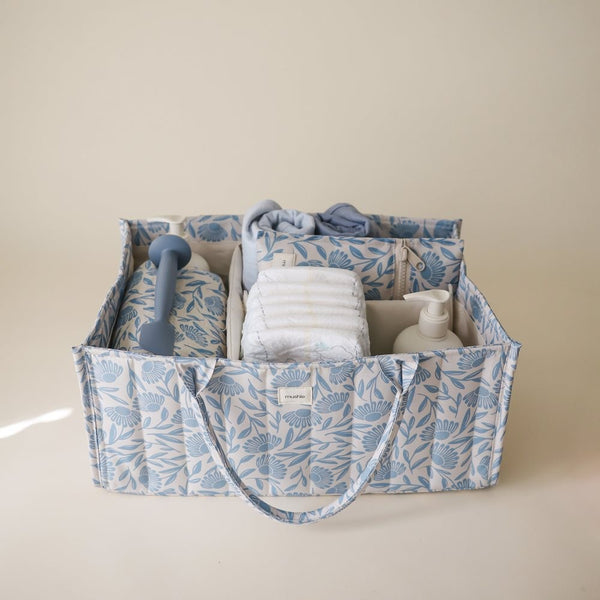 Luiercaddy - Blue Flowers