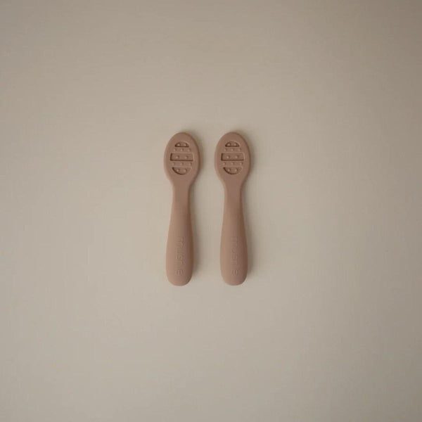 Eerste hapje lepel (naturel/sand)