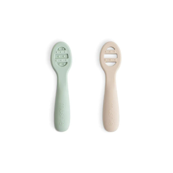 Eerste hapje lepel (sage/sand)
