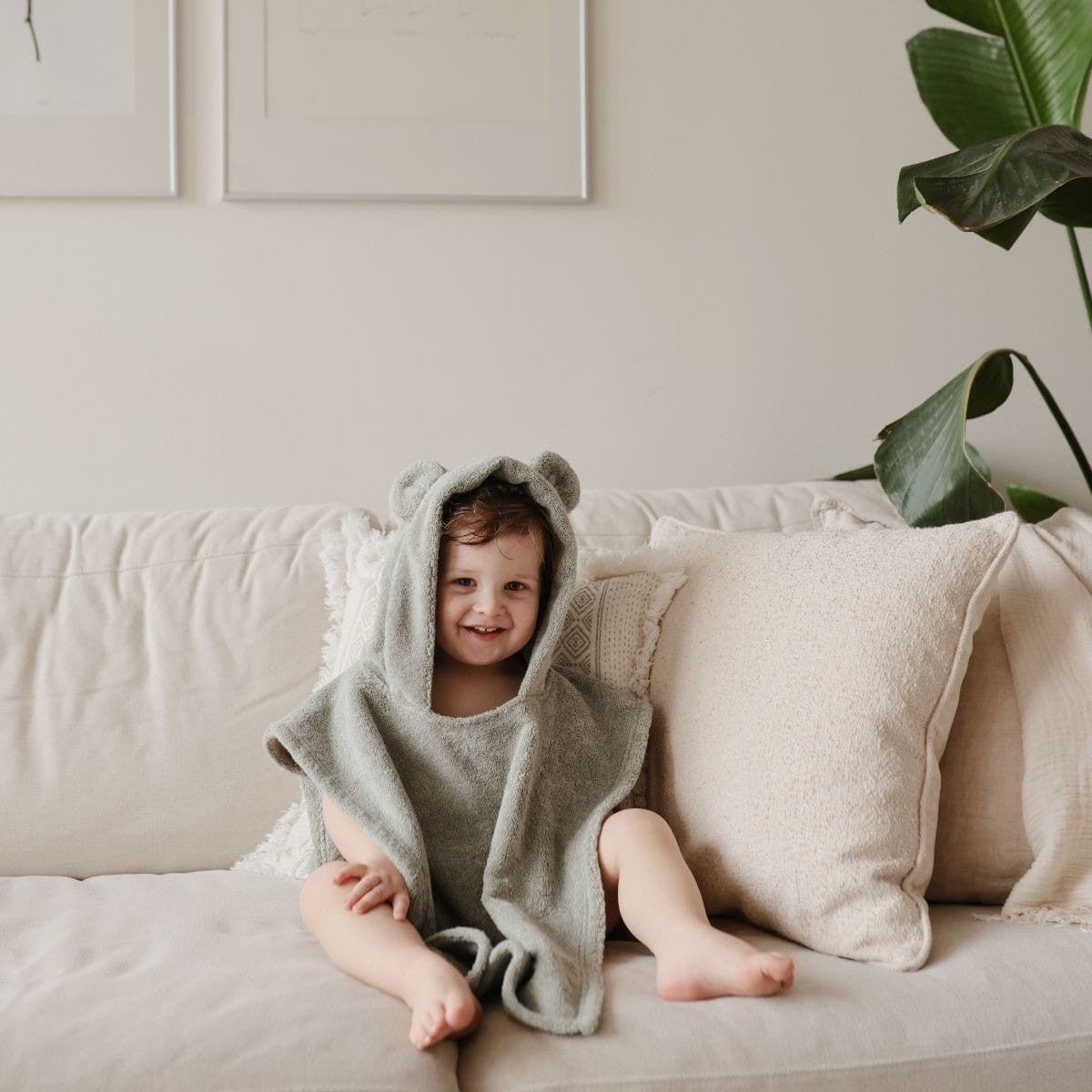 Badponcho Bear - Moss