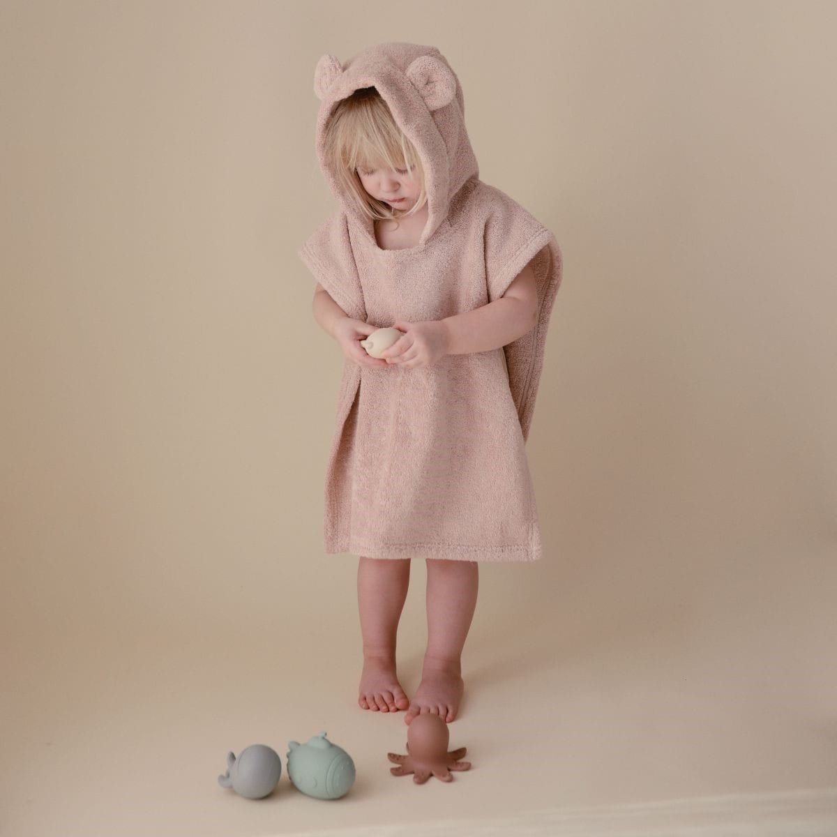 Badponcho Bear - Blush