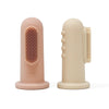Vingertandenborstel (set van 2) - Blush/Shifting Sand
