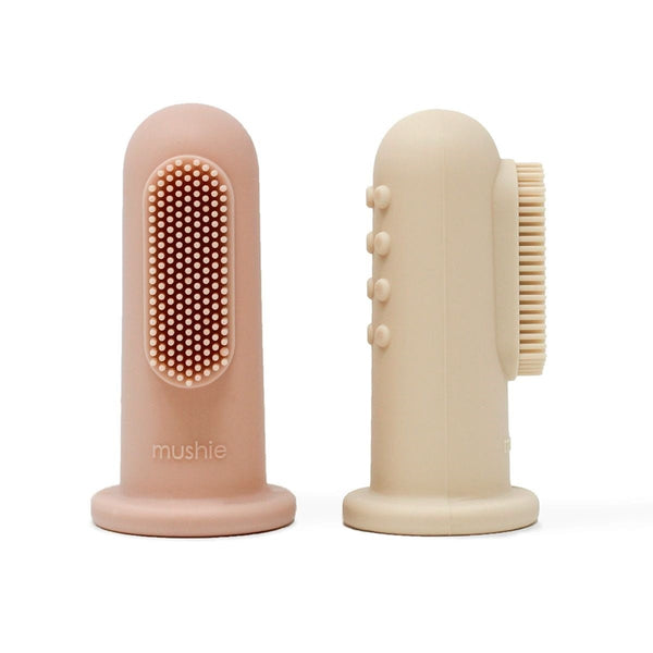 Vingertandenborstel (set van 2) - Blush/Shifting Sand