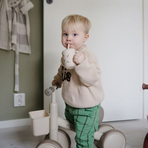 Oefenbeker met rietje