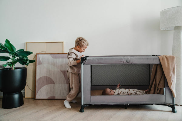 Campingbed Nicky - Sandy/Grey