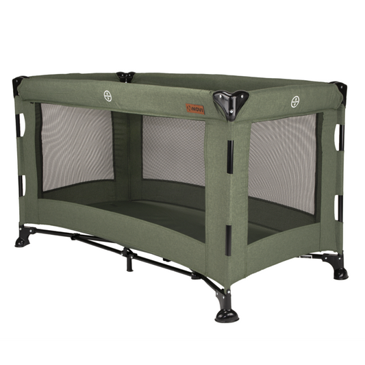 Novi Baby Nora Luxury Camping Bed - Green