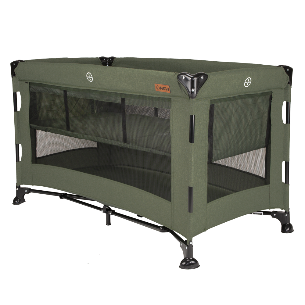 Novi Baby Nora Luxury Camping Bed - Green