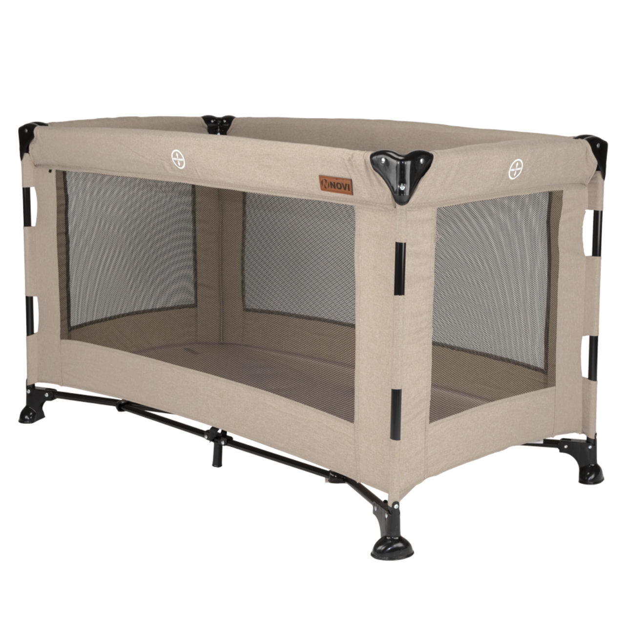 Novi Baby Nora Camping Bed Luxury - Beige - PRE ORDER