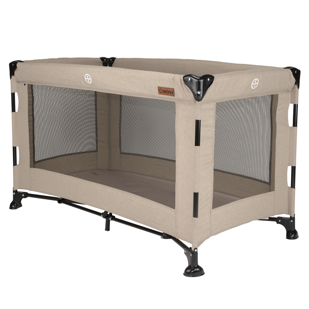 Camping Bed Complete Beige