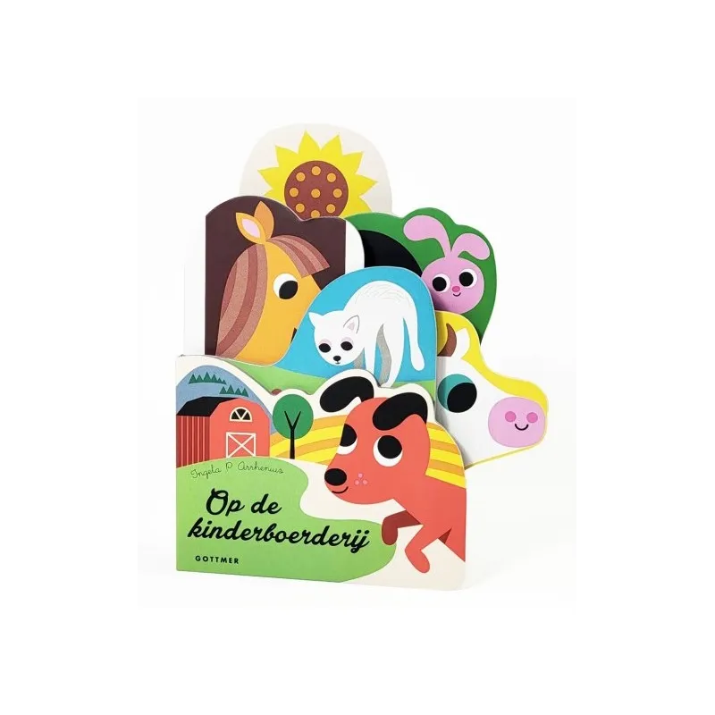 Op de kinderboerderij (3D-kartonboekje) (2+)