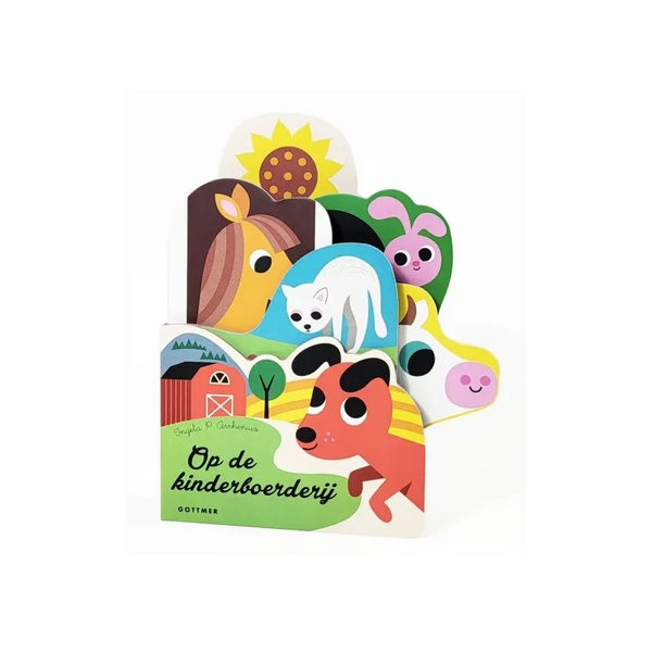 Op de kinderboerderij (3D-kartonboekje) (2+)