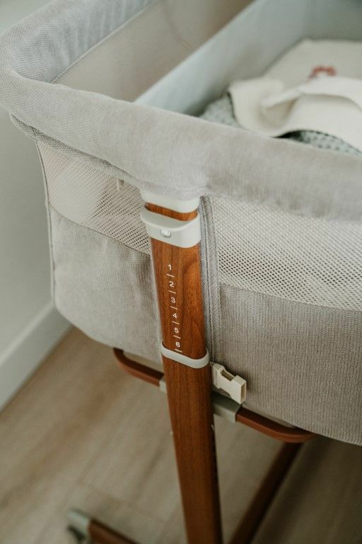 Co-sleeper Premium - Walnut//Timeless Taupe