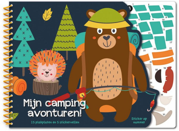 Sticker by Numbers - My Camping Adventures (3+)