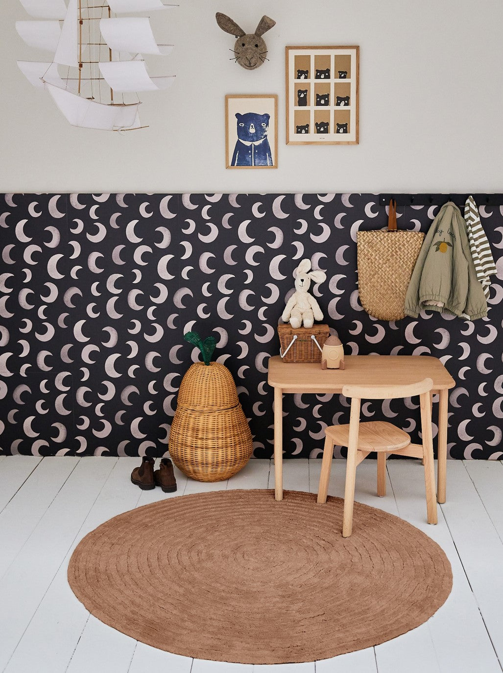 Robin rug - Sand (⌀ 110)