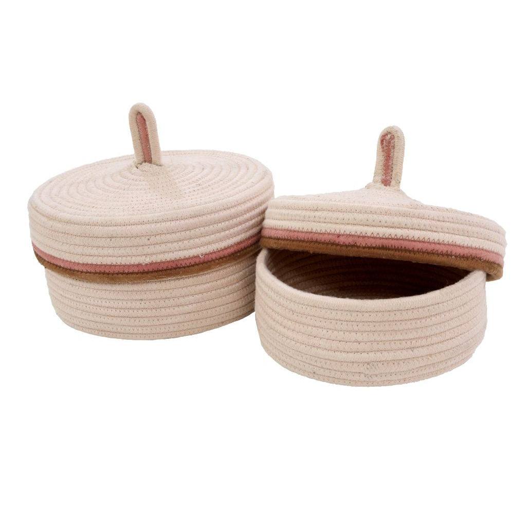 Opbergmandenset Amie (set van 2)