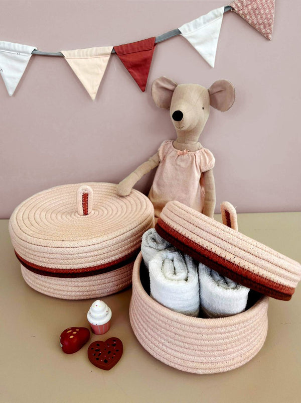 Opbergmandenset Amie (set van 2)