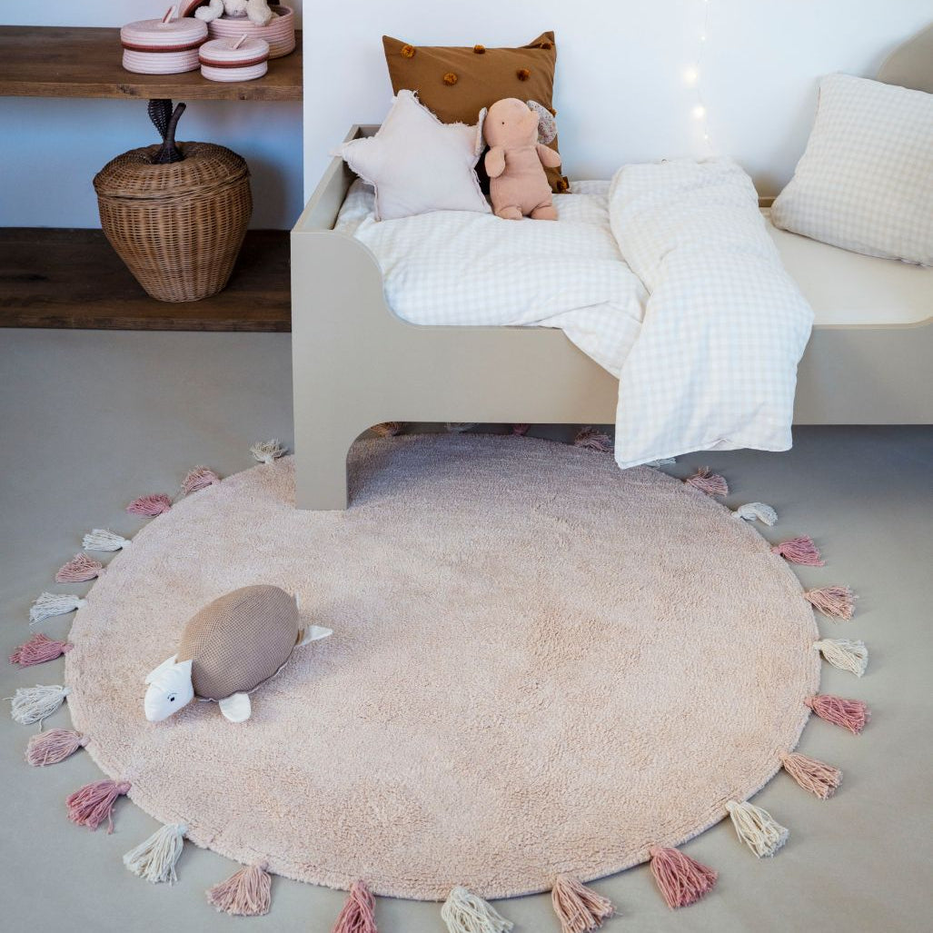 Vloerkleed Sara Pink (⌀ 130)