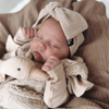 Newborn Ruffle romper rib sand