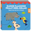 Vrolijke houten vriendje - Kleine flamingo praat heel graag (1+)
