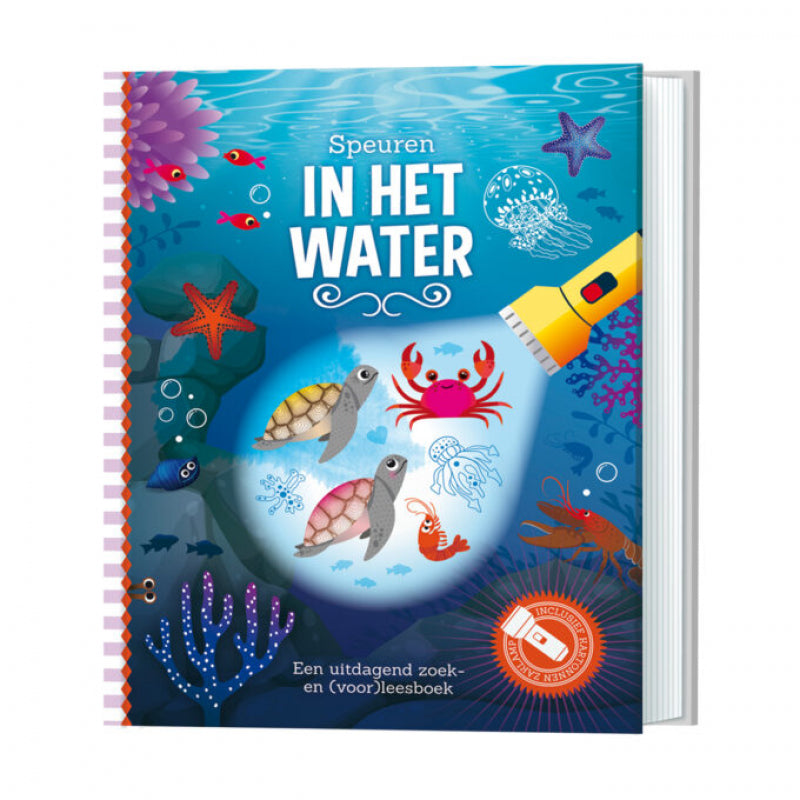 Zaklampboek - Speuren in het water (3+/6+)