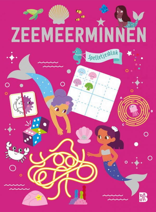 Zeemeerminnen: spelletjesblok (4+)