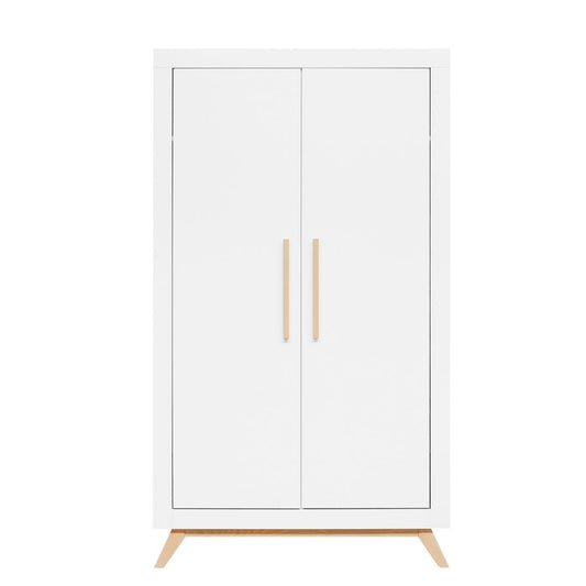 Bopita Fenna 2-door wardrobe - White/Natural