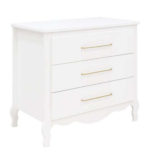 Bopita Elena chest of drawers with 3 drawers - White