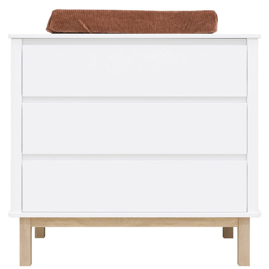 Bopita Mika dresser with 3 drawers - White/Oak