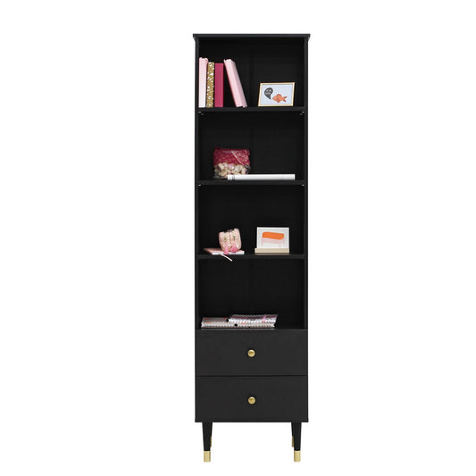 Bopita Cloë bookcase - Matt Black